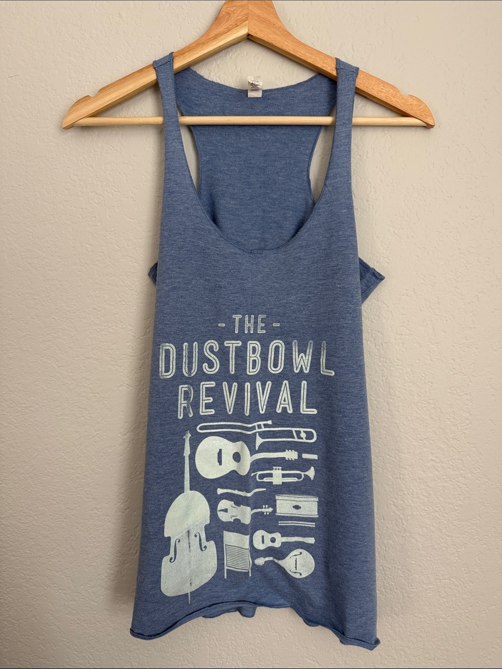 Bella Canvas Blue Graphic Tank Top - "The Dustbowl Revival"